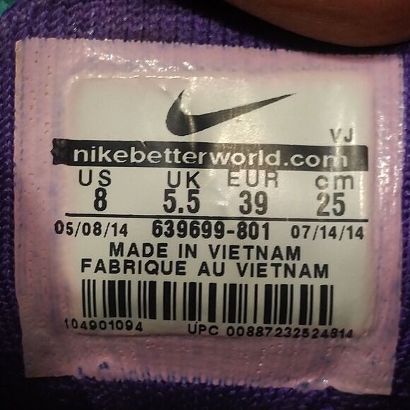 Nike Women Shoe Free Flyknit Chukka Size 8M Running Athletic Sneaker 639699-801 - Picture 12 of 12